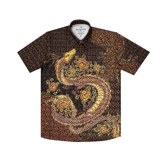 Luxury Performance Batik Shirt for Mens - Picture 2 of 8
